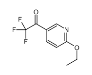 Ethanone, 1-(6-ethoxy-3-pyridinyl)-2,2,2-trifluoro- (9CI)结构式