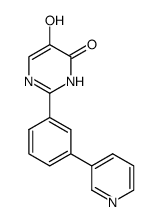 5-hydroxy-2-[3-(pyridin-3-yl)phenyl]pyrimidin-4(3H)-one Structure
