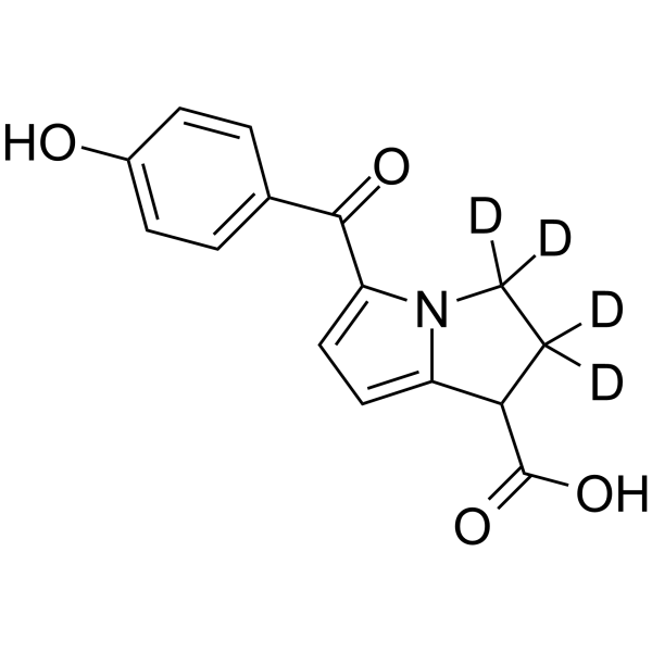 4-Hydroxy Ketorolac-d4 Structure