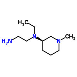 N-Ethyl-N-[(3R)-1-methyl-3-piperidinyl]-1,2-ethanediamine Structure
