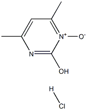 4,6-dimethylpyrimidin-2-ol-1-oxide hydrochloride结构式