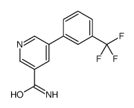 5-[3-(trifluoromethyl)phenyl]pyridine-3-carboxamide Structure