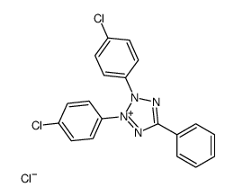 2,3-BIS(4-CHLOROPHENYL)-5-PHENYLTETRAZOLIUM CHLORIDE structure