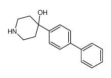 4-[1,1'-BIPHENYL]-4-YL-4-PIPERIDINOL structure