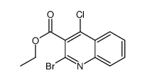 ethyl 2-bromo-4-chloroquinoline-3-carboxylate Structure