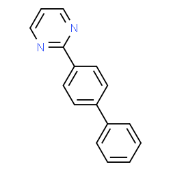 Pyrimidine, 2-[1,1-biphenyl]-4-yl- (9CI) structure