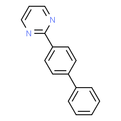 Pyrimidine, 2-[1,1-biphenyl]-4-yl- (9CI) Structure