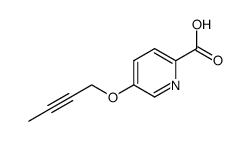 5-(but-2-yn-1-yloxy)picolinic acid Structure