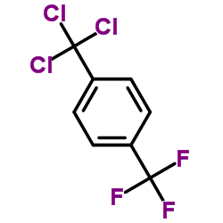 1-(Trichloromethyl)-4-(trifluoromethyl)benzene Structure