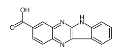 6H-indolo[3,2-b]quinoxaline-3-carboxylic acid结构式