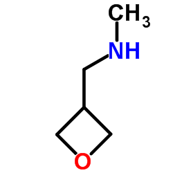 methyl(oxetan-3-ylmethyl)amine结构式