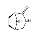 3,8-Diazabicyclo[3.2.1]octan-2-one,(1S)-(9CI)结构式