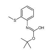 TERT-BUTYL (2-(METHYLTHIO)PHENYL)CARBAMATE Structure