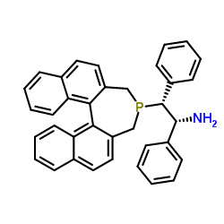 (1R,2R)-2-[(4S,11bR)-3,5-二氢-4H-二萘并[2,1-c:1',2'-e]膦杂庚环-4-基]-1,2-二苯乙胺结构式