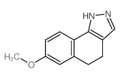 7-methoxy-4,5-dihydro-1H-benzo[g]indazole结构式