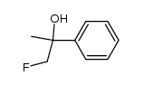 1-fluoro-2-hydroxy-2-phenylpropane Structure