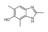 (9ci)-2,4,6-三甲基-1H-苯并咪唑-5-醇结构式