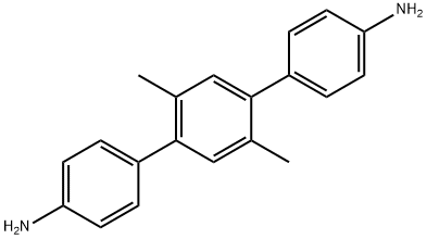 2.5-二(4-胺基苯-1基)1,4-二甲苯结构式