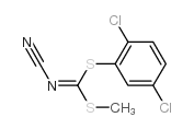 (2,5-DICHLOROPHENYL) METHYLCYANOCARBONIMIDODITHIOATE Structure