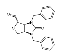 (3aS,4S,6aR)-1,3-dibenzyl-2-oxohexahydro-1H-thieno[3,4-d]imidazole-4-carbaldehyde结构式