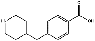 4-Piperidin-4-ylmethyl-benzoic acid Structure