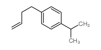 Benzene, 1-(3-butenyl)-4-(1-methylethyl)- (9CI) structure