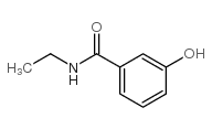 BENZAMIDE, N-ETHYL-3-HYDROXY- structure
