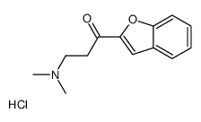 1-(1-benzofuran-2-yl)-3-(dimethylamino)propan-1-one,hydrochloride结构式