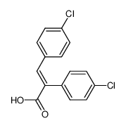 2,3-bis(4-chlorophenyl)propenoic acid结构式