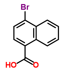 4-Bromo-1-naphthoic acid structure