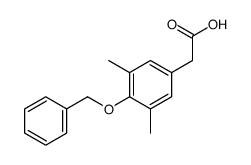 2-(3,5-dimethyl-4-phenylmethoxyphenyl)acetic acid结构式