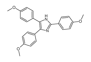 2,4,5-tris(4-methoxyphenyl)-1H-imidazole Structure