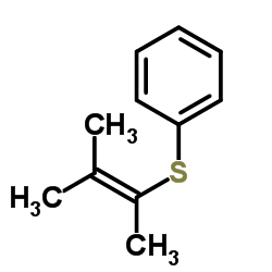 [(3-Methyl-2-buten-2-yl)sulfanyl]benzene Structure