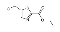 5-chloromethylthiazole-2-carboxylic acid ethyl ester Structure