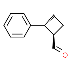 Cyclobutanecarboxaldehyde, 2-phenyl-, trans- (9CI)结构式