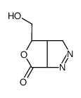 6H-Furo[3,4-c]pyrazol-6-one,3,3a,4,6a-tetrahydro-4-(hydroxymethyl)-,[3aS-(3aalpha,4alpha,6aalpha)]-(9CI) Structure
