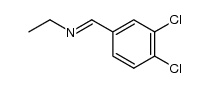 N-(3,4-Dichlor-benzyliden)-aethylamin Structure