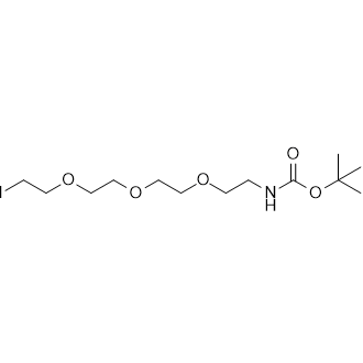 (2-(2-(2-(2-碘乙氧基)乙氧基乙氧基乙基)乙基)氨基甲酸叔丁酯图片