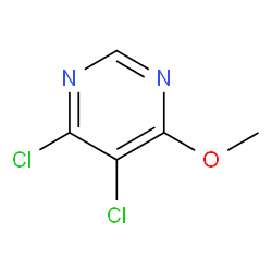 4,5-二氯-6-甲氧基嘧啶结构式