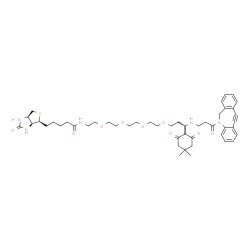 Dde Biotin-PEG4-DBCO Structure