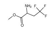 2-amino-4,4,4-trifluoro-butyric acid methyl ester结构式