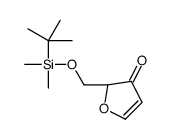 (2R)-2-[[tert-butyl(dimethyl)silyl]oxymethyl]furan-3-one Structure