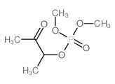Phosphoricacid, dimethyl 1-methyl-2-oxopropyl ester结构式