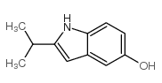 2-异丙基-5-吲哚酚结构式