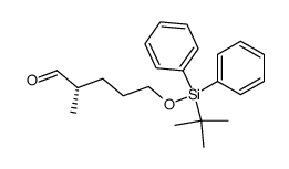 (S)-5-(tert-butyldiphenylsilyloxy)-2-methylpentanal Structure