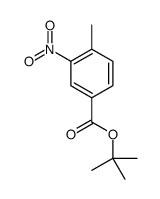 tert-butyl 4-methyl-3-nitrobenzoate structure