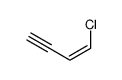 (Z)-1-Chloro-1-buten-3-yne Structure