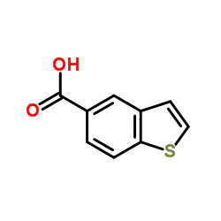 1-Benzothiophene-5-carboxylic acid structure