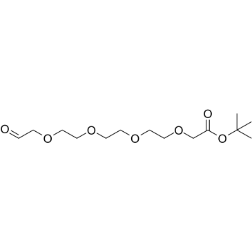 Ald-CH2-PEG4-CH2CO2tBu Structure