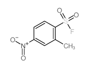 Benzenesulfonylfluoride, 2-methyl-4-nitro-结构式